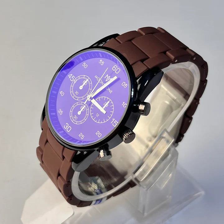 Fashion Watch – Durable Plastic Chain, Dual Color Options